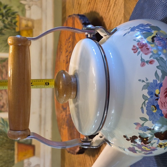 Enamel Tea Kettle Vintage From The 80s. (#TK-5)vgc. - Picture 13 of 14